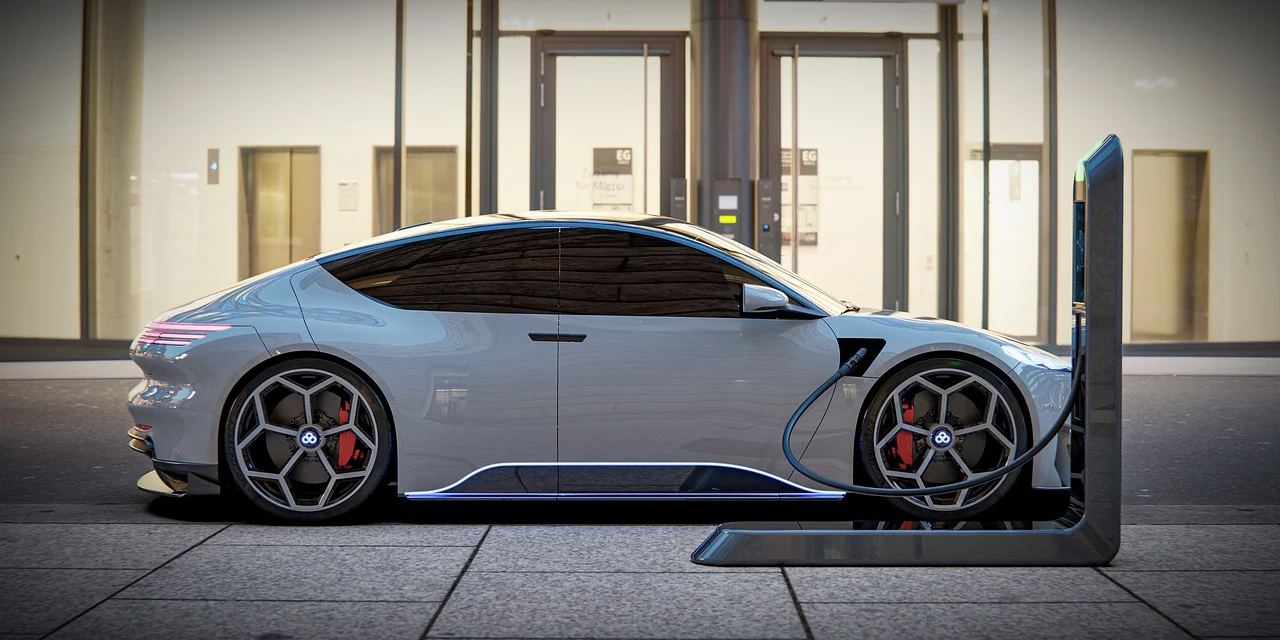 voiture électrique en charge