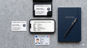 Bon de réservation VTC